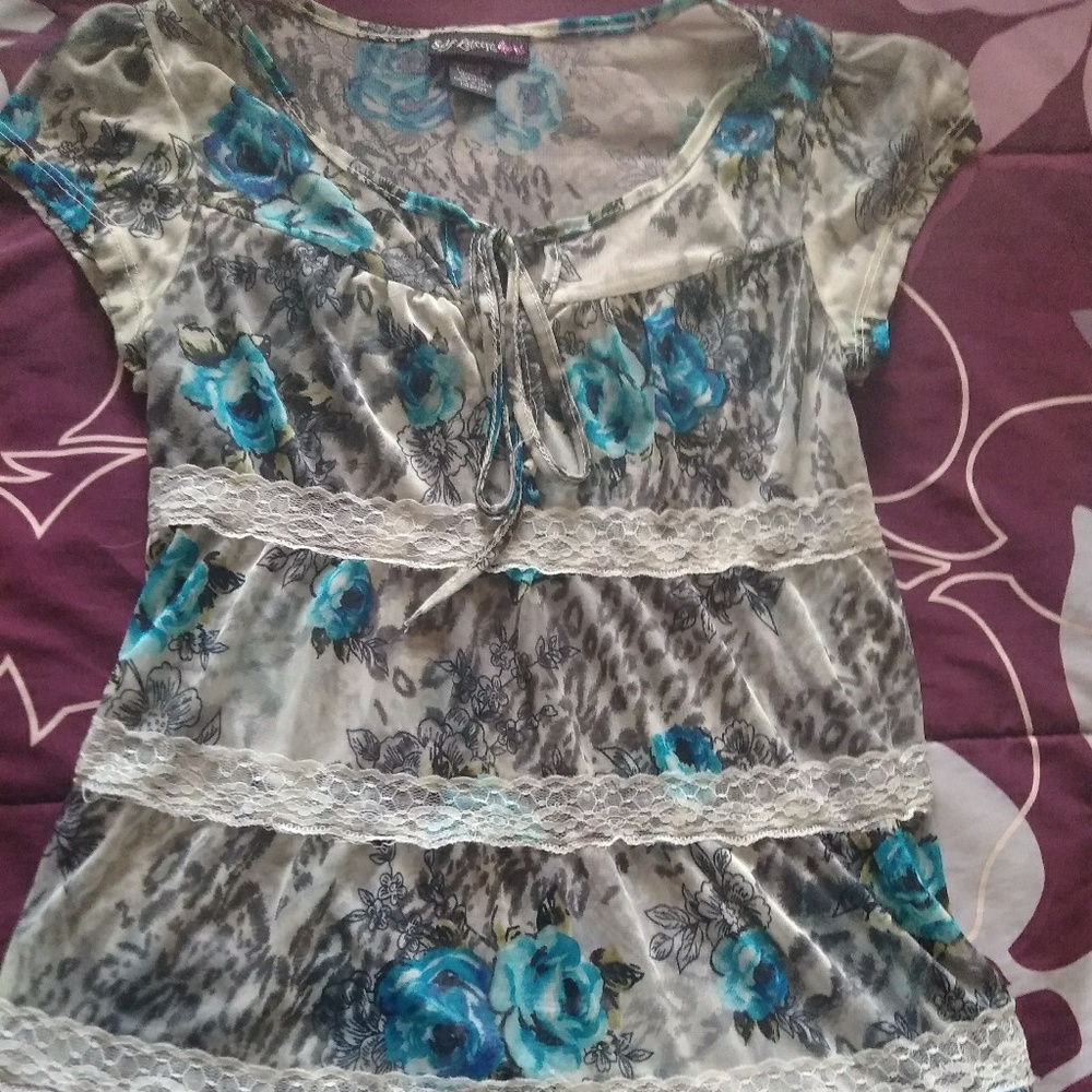 Cute sheer top